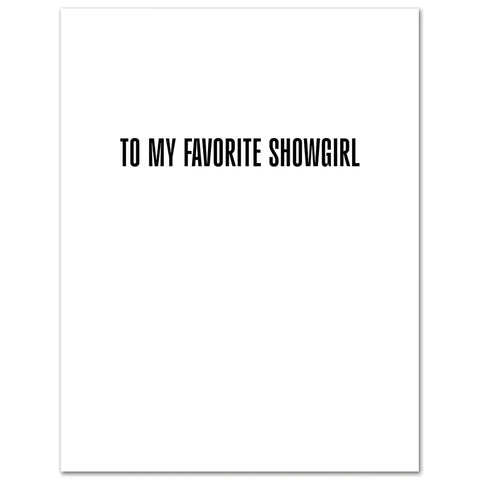 Showgirl Era Birthday Card