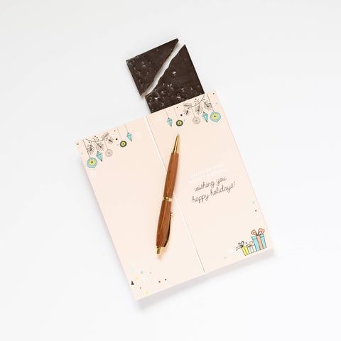 Stocking Stuffer Chocolate Bar + Greeting Card