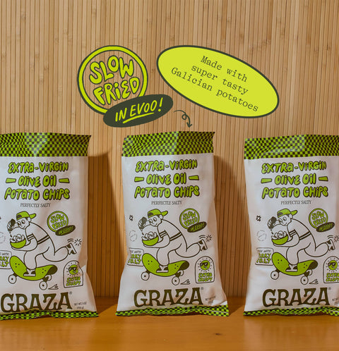 "The Chips" Graza's Perfectly Salty Chips Fried in EVOO