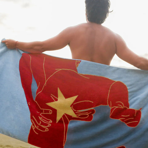 Star Butt Towel