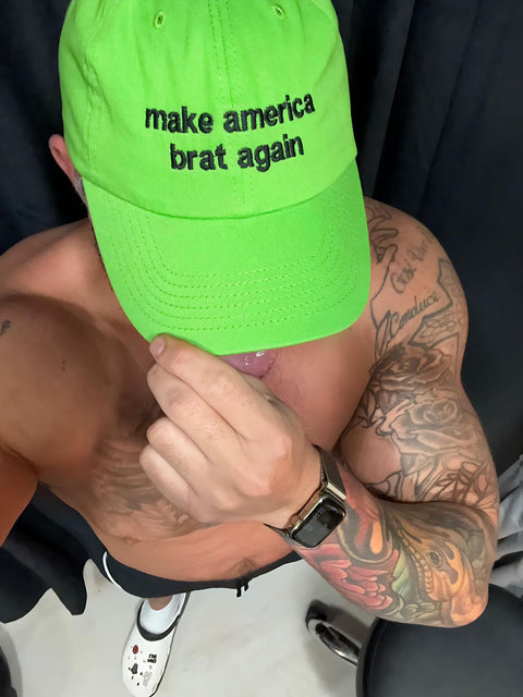 make america brat again hat