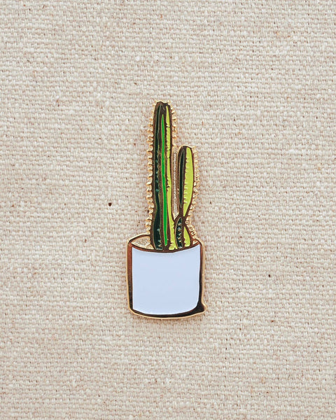 Cactus - Enamel Plant Lapel Pin 