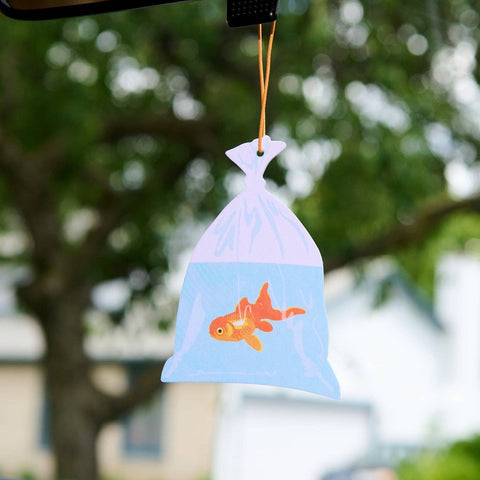 Goldfish in a Bag Air Freshener - Rain Scent