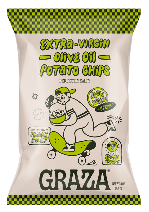 "The Chips" Graza's Perfectly Salty Chips Fried in EVOO