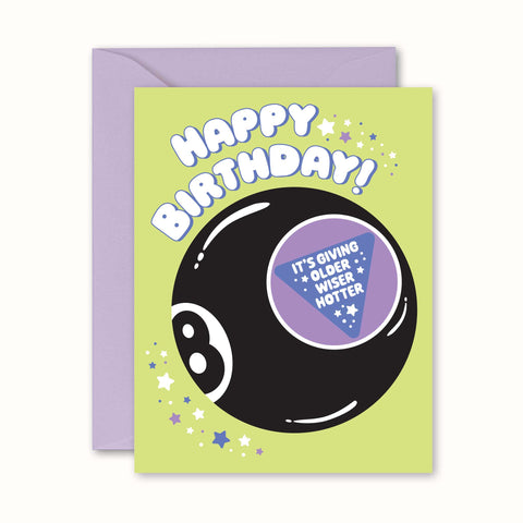 Magic 8 Ball Birthday Card