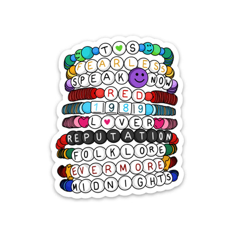 Eras Friendship Bracelets Sticker