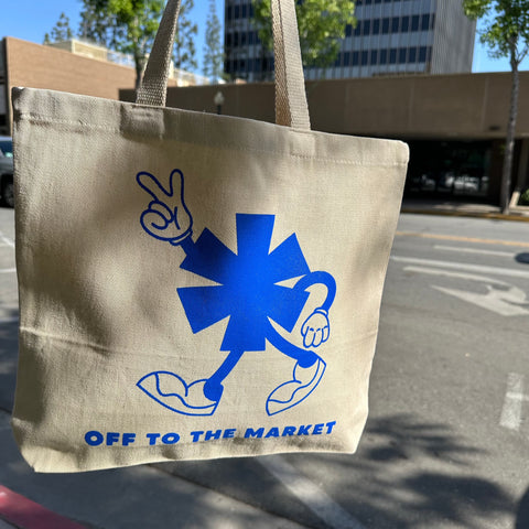 Off To The Market Tote