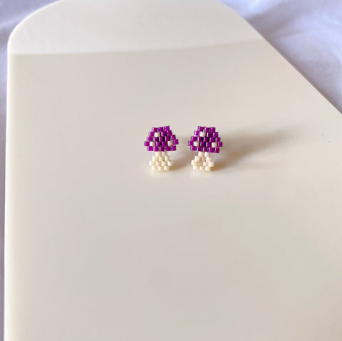 Mushroom Studs (Purple)