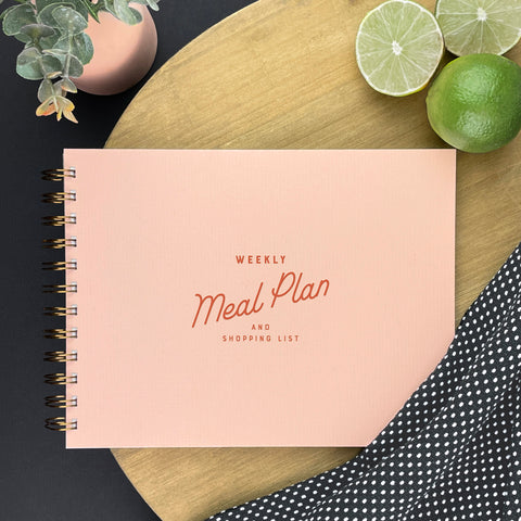 Retro Weekly Meal Planner