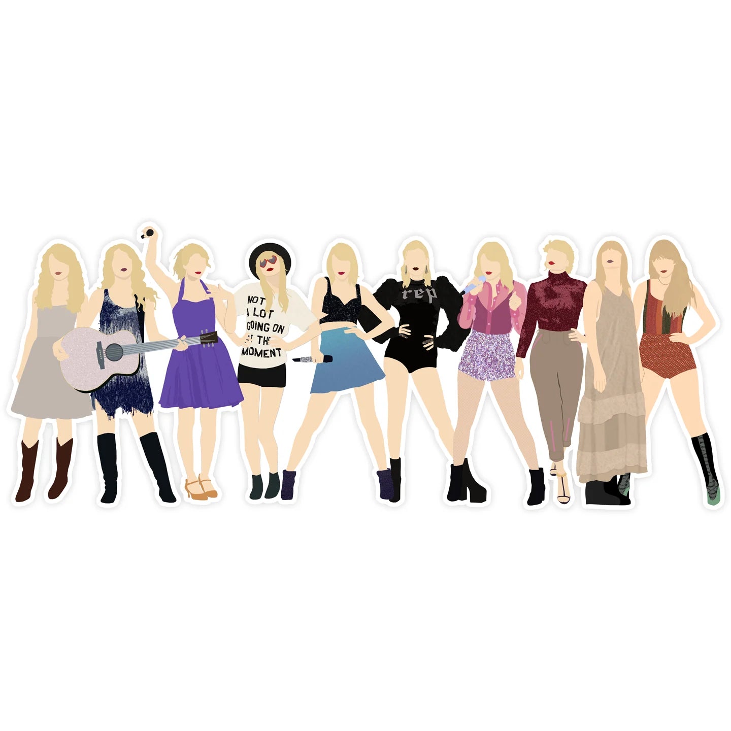 Taylor Swift Eras Sticker – UPMARKET