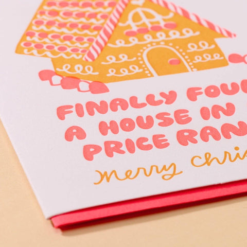 Affordable Ginger Bread House Card