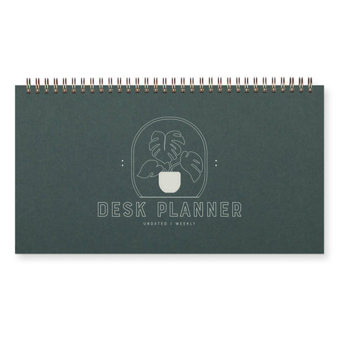 Monstera Houseplant Undated Weekly Planner