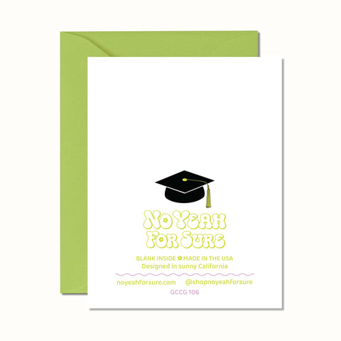 Fucking Finally Graduation Cap Card