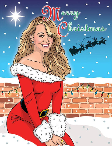 Mariah Carey Christmas Cards - 8 Pack