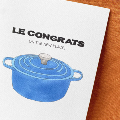 Le Congrats Housewarming Greeting Card