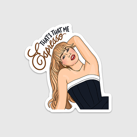 Sabrina Espresso Sticker