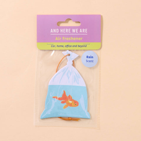 Goldfish in a Bag Air Freshener - Rain Scent