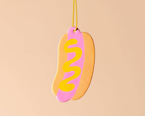 Hot Dog Air Freshener - Pink Lemonade Scent