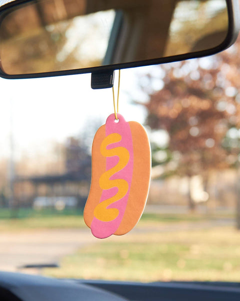 Hot Dog Air Freshener - Pink Lemonade Scent