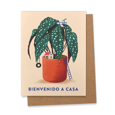 Bienvenido a Casa Spanish Greeting Card