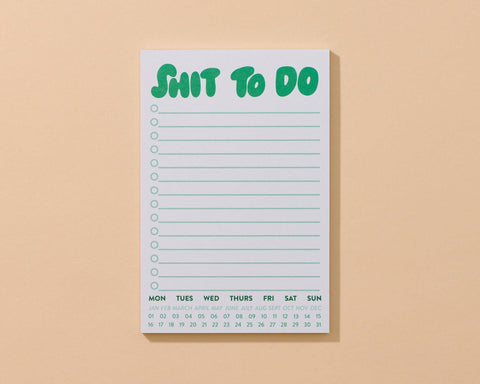 Shit To Do Notepad