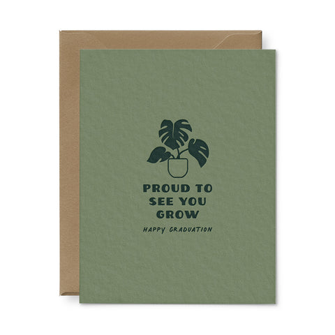 See You Grow Graduation Card