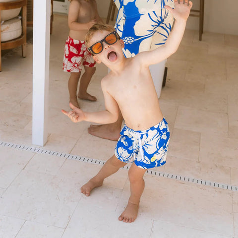 PARADISE SWIM SHORT BLUE - BOYS