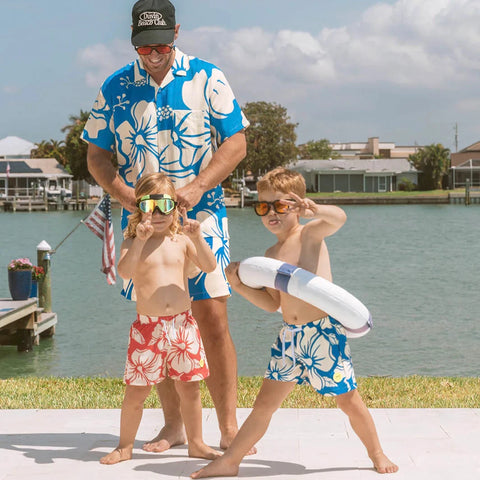 PARADISE SWIM SHORT BLUE - BOYS