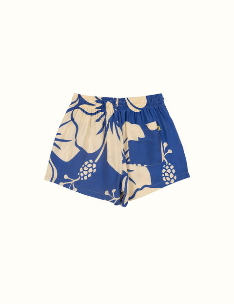 Trouble In Paradise Women's Shorts Blue